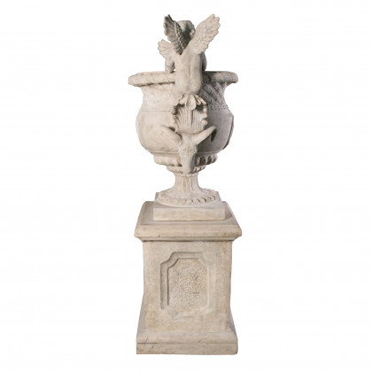 Toscano - Versailles Cherub Urn with Plinth
