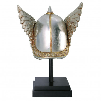 Toscano - Valkyrie Helmet Statue upon Museum Mount