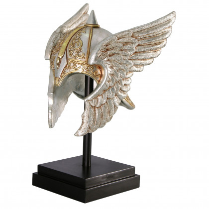 Toscano - Valkyrie Helmet Statue upon Museum Mount