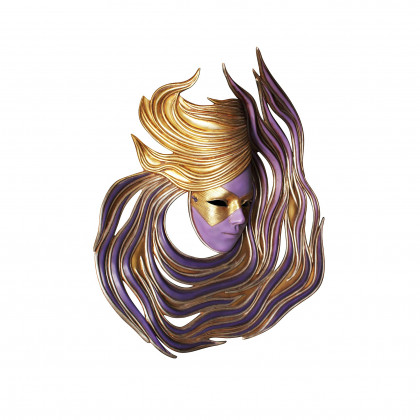 Toscano - Viareggio Carnivale Mask Wall Sculpture