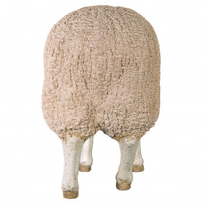 Toscano Merino Ewe Life-Size Sheep Statue - Head Down
