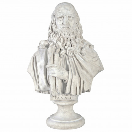 Toscano - Leonardo da Vinci Grand-Scale Sculptural Bust