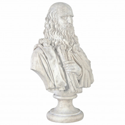 Toscano - Leonardo da Vinci Grand-Scale Sculptural Bust
