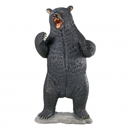 Toscano - Growling Black Bear Life-Size Statue