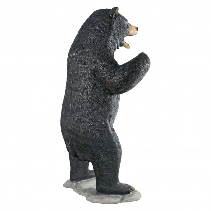Toscano - Growling Black Bear Life-Size Statue