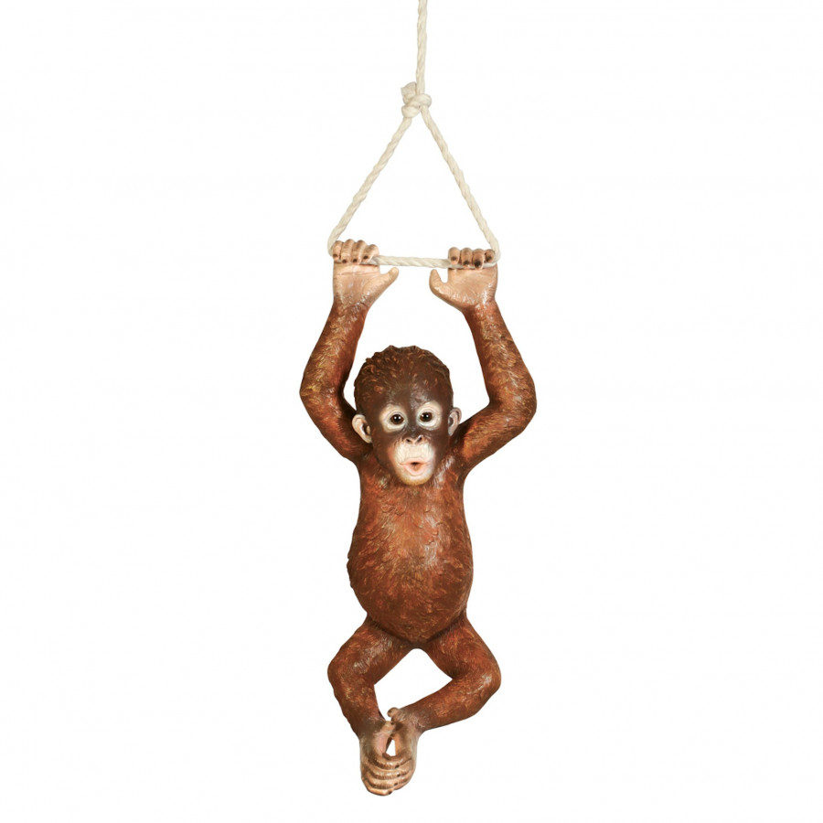 Toscano - Pongo the Hanging Baby Orangutan Statue