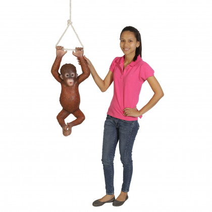 Toscano - Pongo the Hanging Baby Orangutan Statue