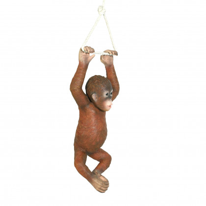 Toscano - Pongo the Hanging Baby Orangutan Statue