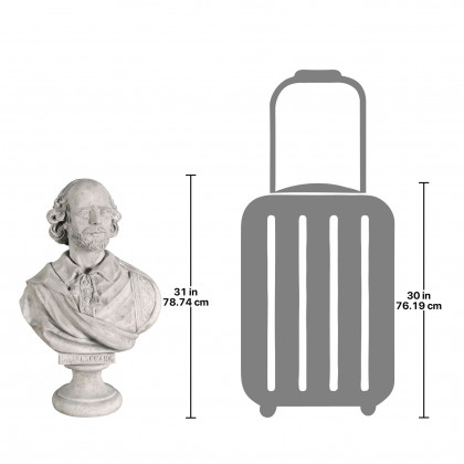 Toscano - William Shakespeare Grande-Scale Sculptural Bust