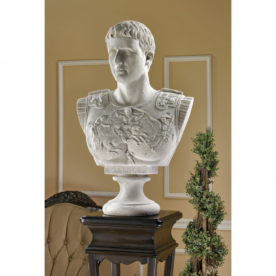 Toscano - Caesar Augustus of Prima Porta Grand-Scale Bust Statue