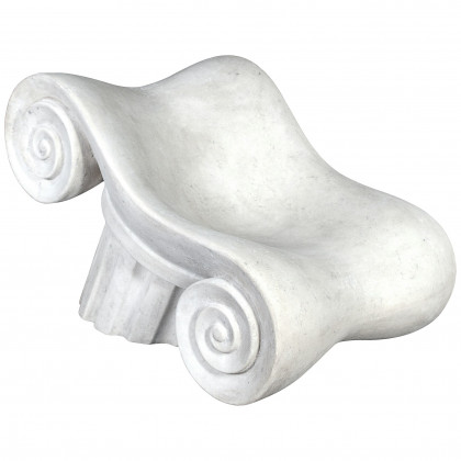 Toscano - Hadrian Villa Roman Spa Master Chair in Antique Stone, Fiberglass