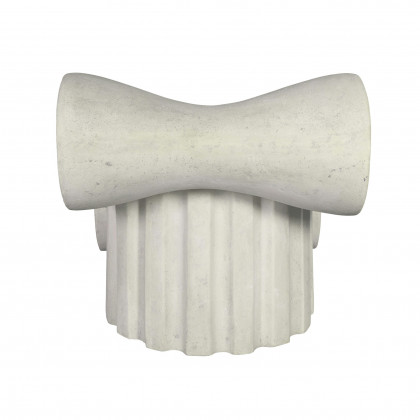 Toscano - Hadrian Villa Roman Spa Master Chair in Antique Stone, Fiberglass