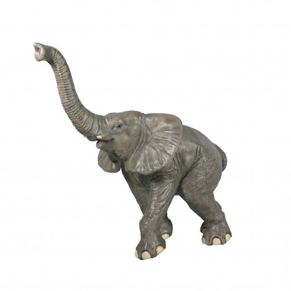 Toscano - Good LuckTrunk-Up Baby Elephant Statue