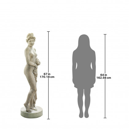 Toscano - Venus Holding Apple Statue