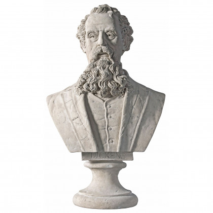 Toscano - Charles Dickens Sculptural Bust