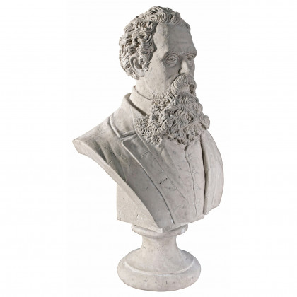 Toscano - Charles Dickens Sculptural Bust