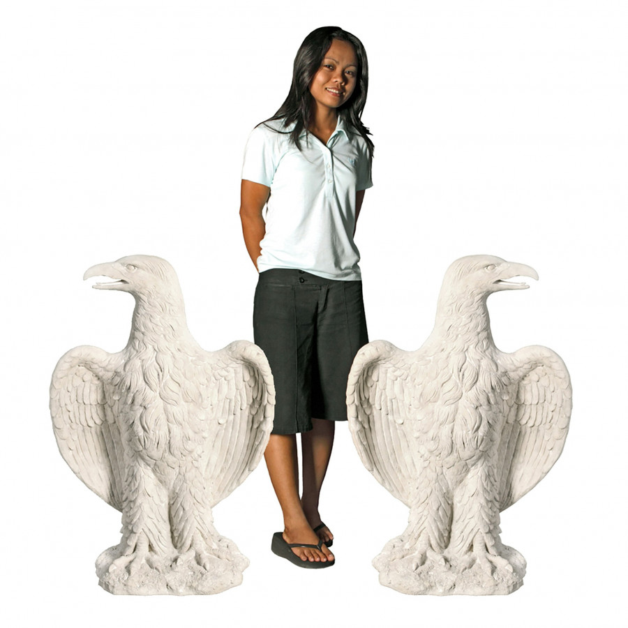 Toscano - Set of 2 America Grand-Scale Eagle Statue