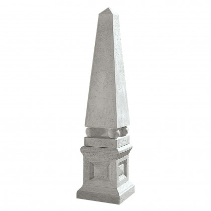 Toscano - Grande Garden Neoclassical Obelisk Statue  English Plinth Set