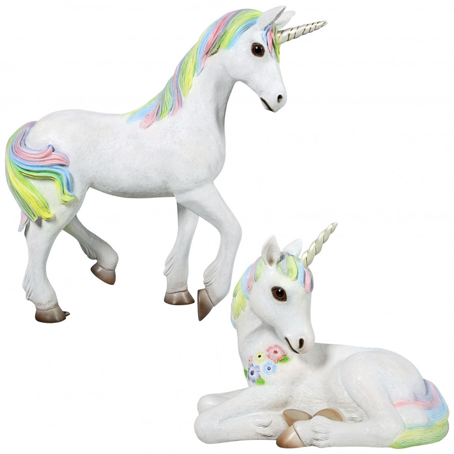 Toscano - Shimmer and Sparkle the Magical Mystical Unicorn Statues