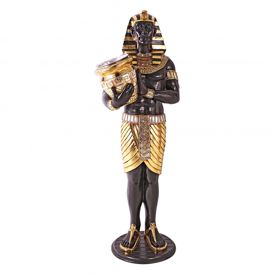 Toscano - Guardian Asar Egyptian Wine Holder Statue