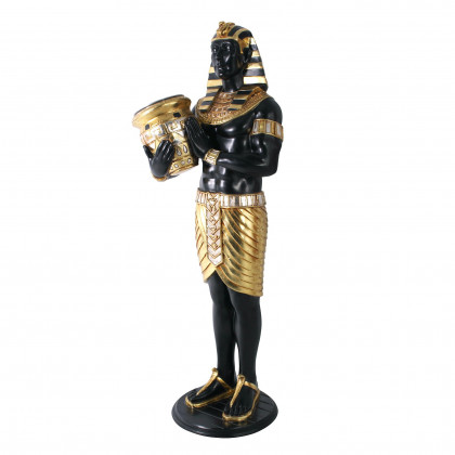 Toscano - Guardian Asar Egyptian Wine Holder Statue
