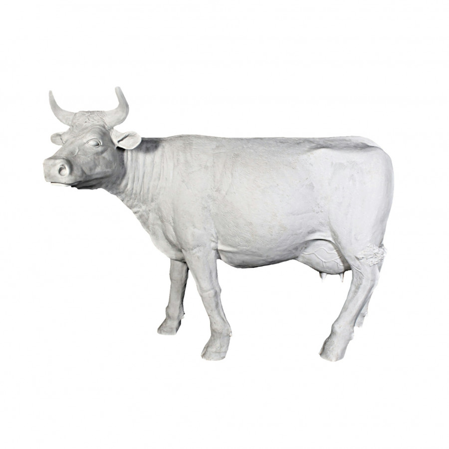 Toscano - The Grand-Scale Wildlife Animal Collection Holstein Cow Statue Unpainted