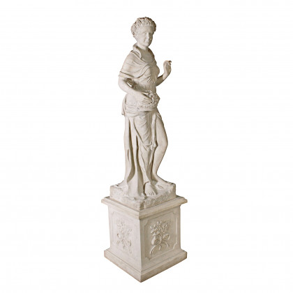 Toscano - The Four Goddesses of the Seasons Spring Statue with Plinth