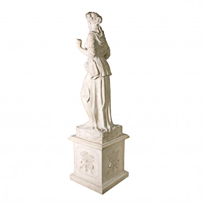 Toscano - The Four Goddesses of the Seasons Spring Statue with Plinth