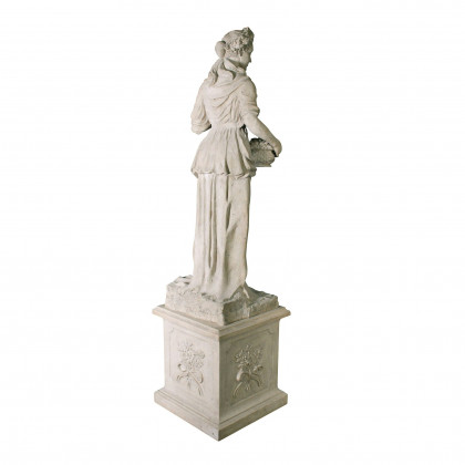 Toscano - The Four Goddesses of the Seasons Spring Statue with Plinth