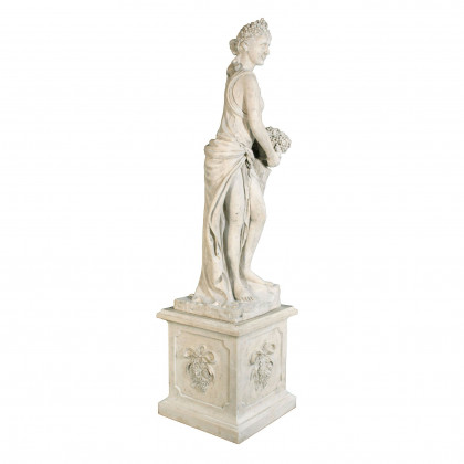 Toscano - The Four Goddesses of the Seasons Autumn Statue with Plinth