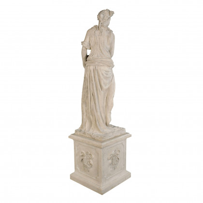 Toscano - The Four Goddesses of the Seasons Autumn Statue with Plinth