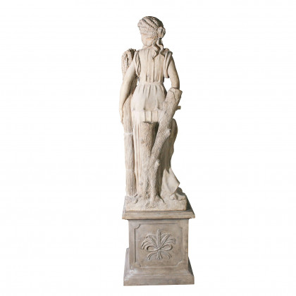 Toscano - The Four Goddesses of the Seasons Summer Statue with Plinth