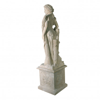 Toscano - The Four Goddesses of the Seasons Summer Statue with Plinth