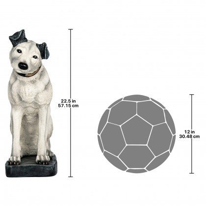 Toscano - Nipperthe RCA Dog Statue