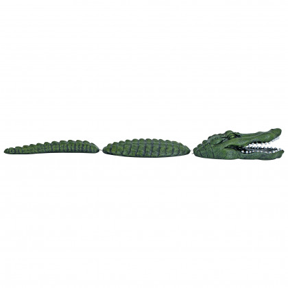 Toscano - Fearless Lawn Gator of the Castle Moat Statue