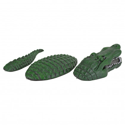 Toscano - Fearless Lawn Gator of the Castle Moat Statue