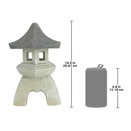 Toscano Asian Temple Pagoda Lantern Statue - Medium