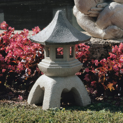 Toscano Asian Temple Pagoda Lantern Statue - Large