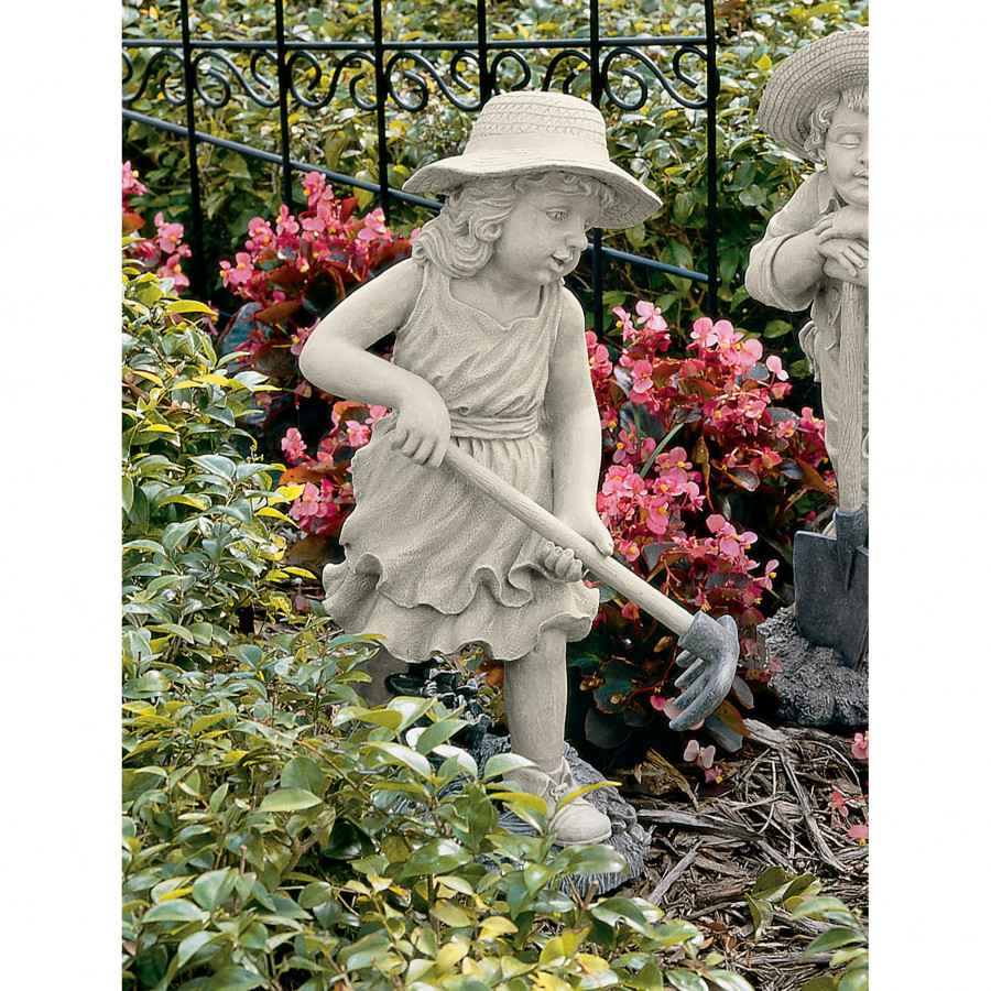 Toscano - Young Gardener Girl Rebecca Statue
