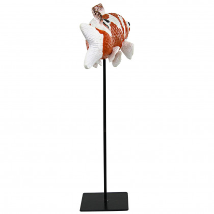 Toscano Japanese Floating Koi Fish Statue - Large