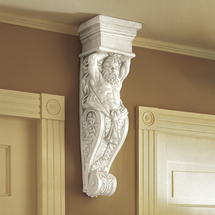 Toscano - Telamon Wall Sculpture in Male