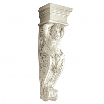 Toscano - Telamon Wall Sculpture in Male