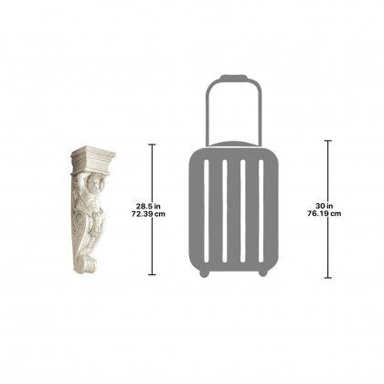 Toscano - Telamon Wall Sculpture in Male