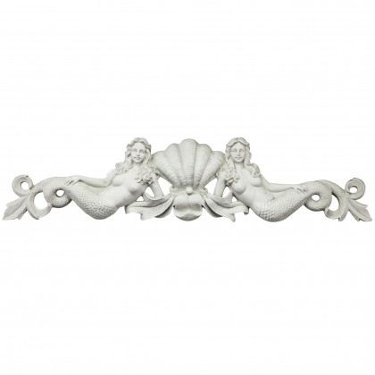 Toscano - Mermaid Sculptural Wall Pediment