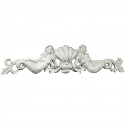 Toscano - Mermaid Sculptural Wall Pediment