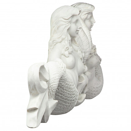 Toscano - Mermaid Sculptural Wall Pediment