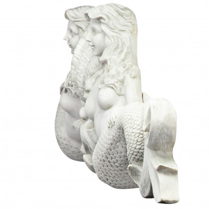 Toscano - Mermaid Sculptural Wall Pediment