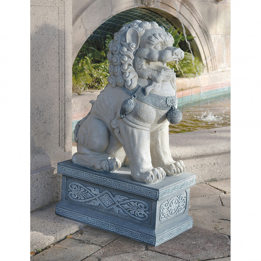 Toscano - Giant Foo Dog of the Forbidden City Statue