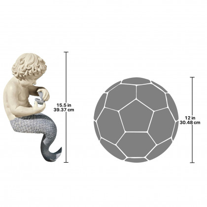 Toscano - The Ocean Little Treasures Mermaid Statue