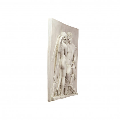 Toscano - Eros and Dionysus High Relief Frieze Wall Sculpture